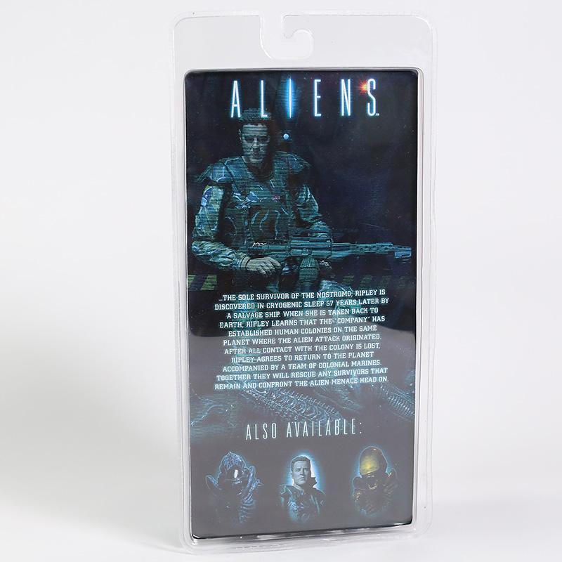 NECA Aliens Xenomorph Warrior Dog Alien Ellen Ripley Weyland Yutani Bishop Colonel Cameron 7"Action Figure Collectible Model Toy popular