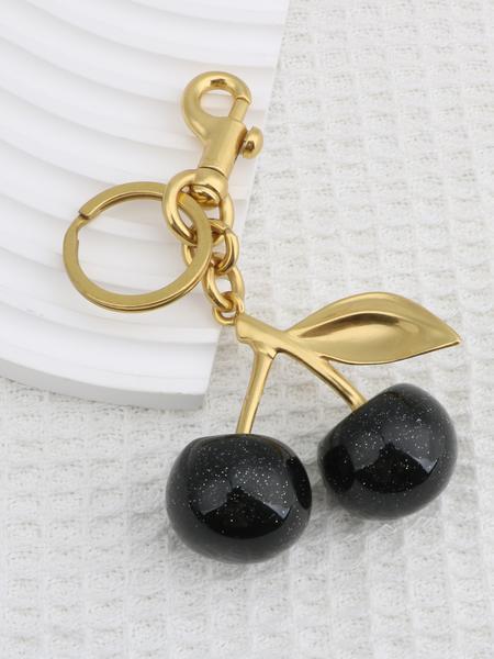 Cherry Design Keychain, Creative Cute Keychain for Car Keys for Women & Men, Fashion Accessories for Daily Use, Trendy All-match & Exquisite Keychain for Birthday Gift