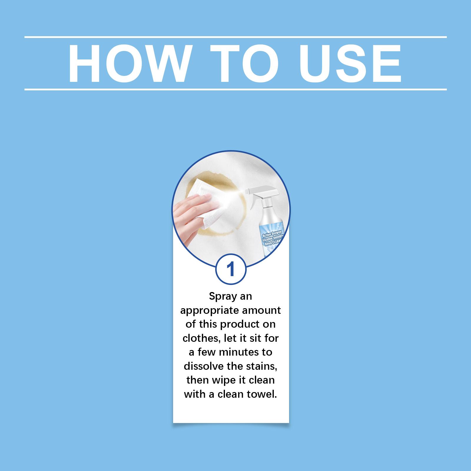 Laundry Cleaner for Clothes Gentle on Fabrics Removes Oil Stains Yellowing Daily Dry Clean Long Lasting Fresh Scent Fabric Care