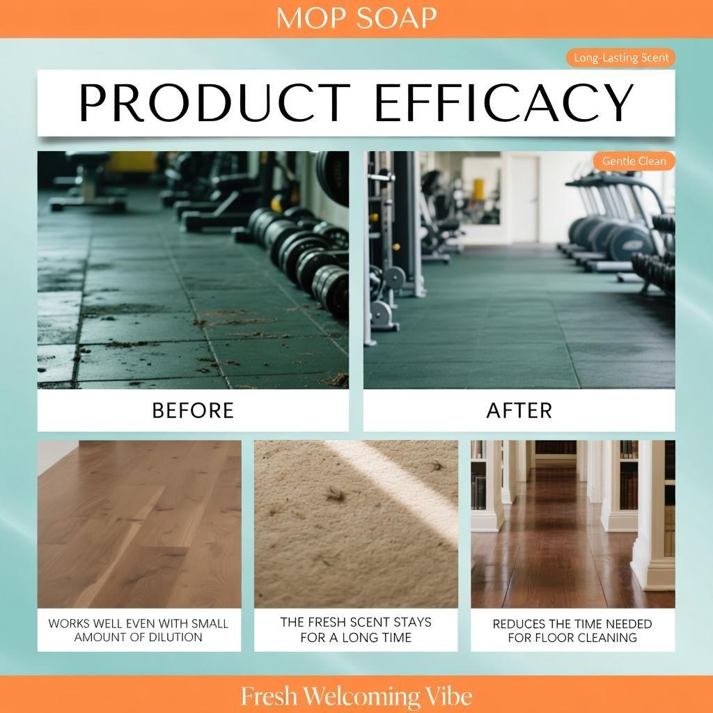 Scented Mop Cleaner Floor Solution - Multi-Surface Stain Remover, Long Lasting Fresh Aromatherapy Fragrance, Safe for All Floor Types