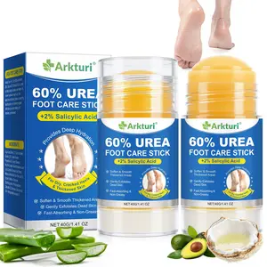 Arkturi Urea Foot Care Stick 40g, 2-pack. With regular use, your feet will become soft and smooth, say goodbye to rough, calloused skin, and reduce recurring dryness and cracking. Apply a thick layer before bed to use as a foot repair mask.