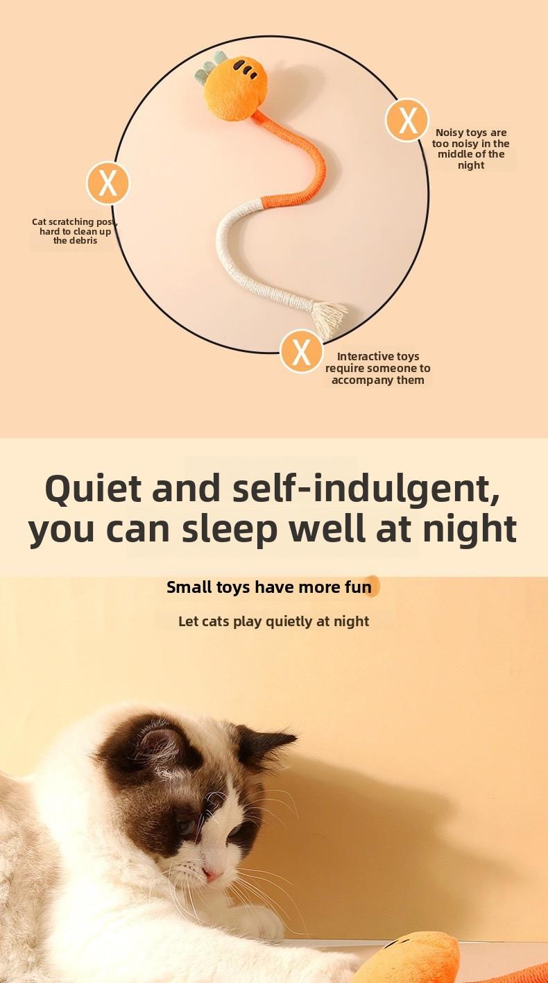 All-in-One Kitten Entertainment Set: Catnip Stick Toy, Dental Chew Rope, and Soft Plush Doll for Endless Play,The best gift for a kitten frozen treat easy-to-use design interactive companion Dog Puzzle Feeder Toy Nylon Chewing tug Durable comfort control