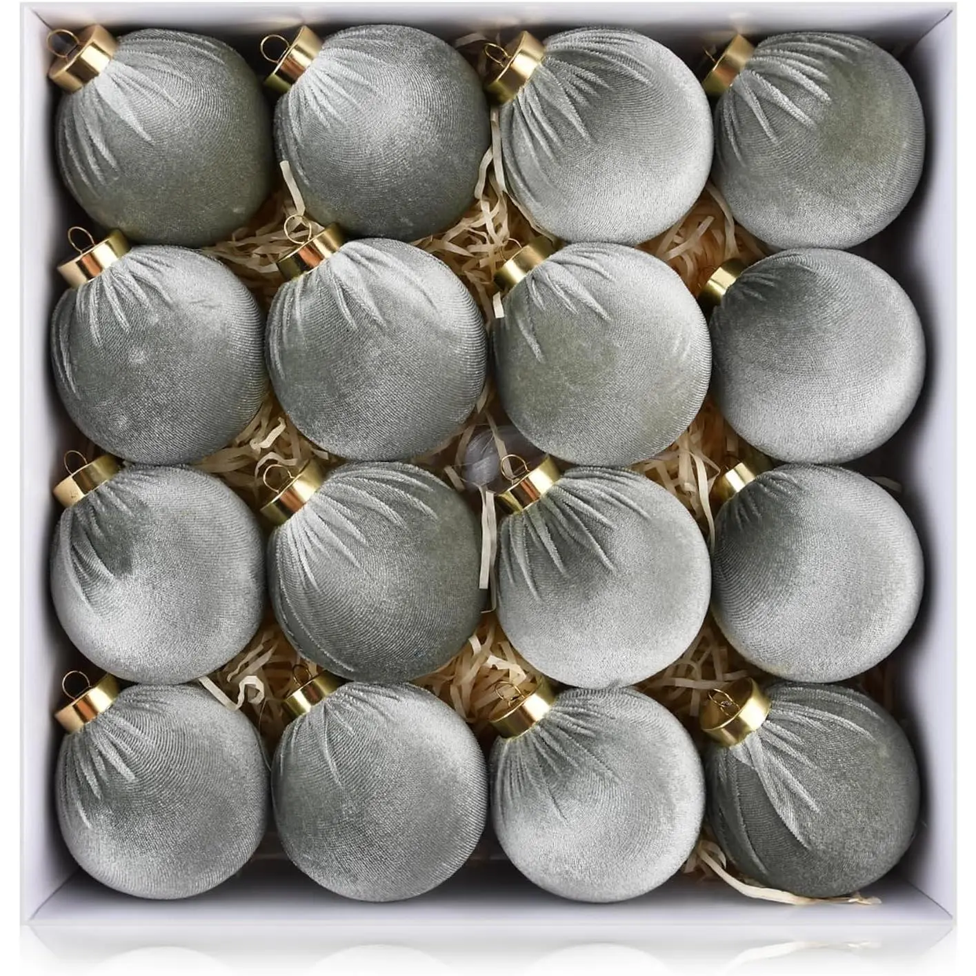 Ornaments for Christmas Tree Decorations - Sage Green Christmas Ball Ornament for Indoor Holiday Decor - Shatterproof Xmas Bulbs Ornaments 80mm 3.15inch - Pack of 16