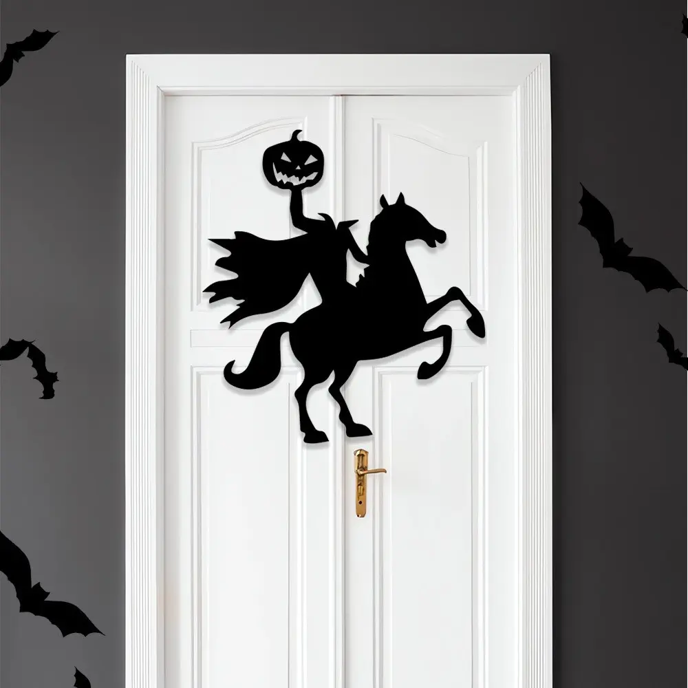 Halloween Decoration Felt Wall Stickers, Door Stickers, Refrigerator Stickers, Festive Home Decor, Easy to Apply, Durable Material