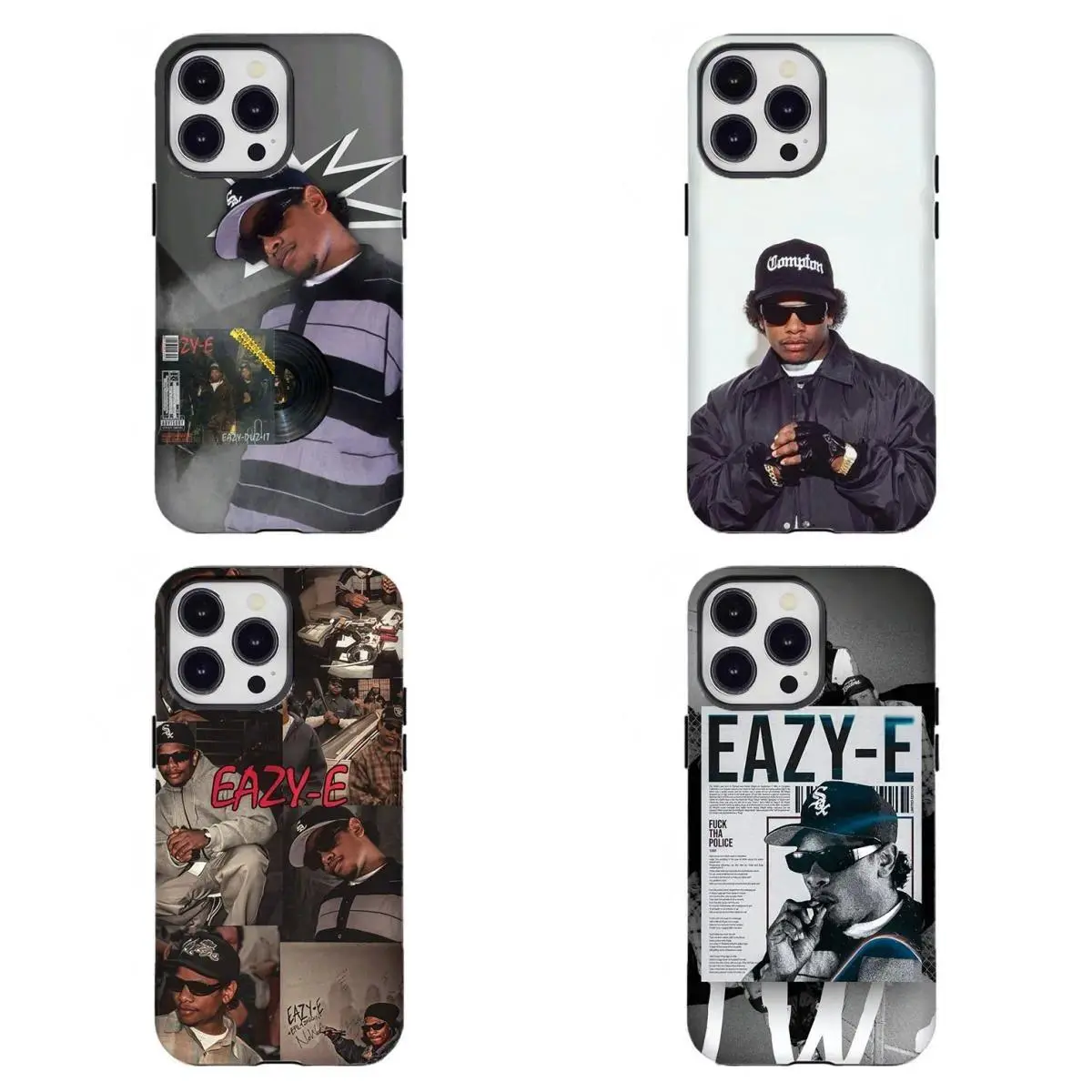 Glossy Shockproof Polycarbonate Smartphone Case - Custom Durable, Full-Wrap Print, Wireless Charging Resistant, Multi-Model Fit for iPhone 11-17 Pro Max/Plus, Samsung Galaxy S23-25, Classic West Coast Hip-Hop Aesthetic Accessories for Hip-Hop Fans