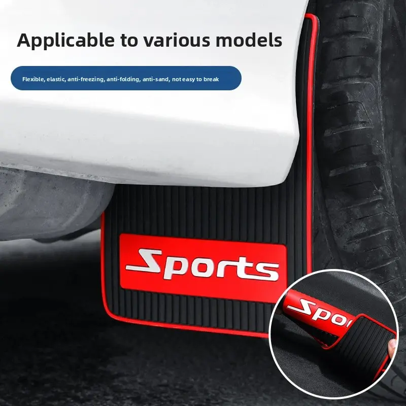 Universal Car Modification Mud Flaps for SUV Off-Road Vehicles, Truck Mud Flaps, Front and Rear Wheel Mudguards