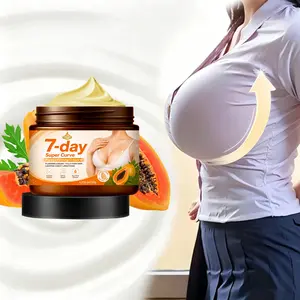SUMFANG Super Curve Papaya Firming Cream 120g | Hyaluronic Acid + Shea Butter Deeply Nourishes | Improves Elasticity + Brightens Skin Tone | Suitable for All Skin Types | Massage Daily