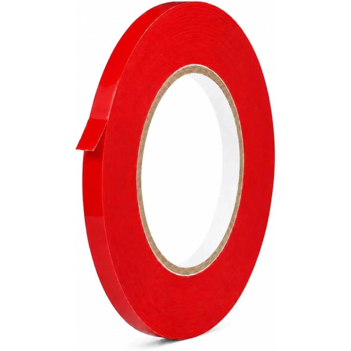 UPVC-24BS Red Poly Bag Sealing Tape, 3/8 Inch x 180 Yards, Bag Sealing Tape for Produce, Bakery, Candy,  Packaging and Inventory Color Coding