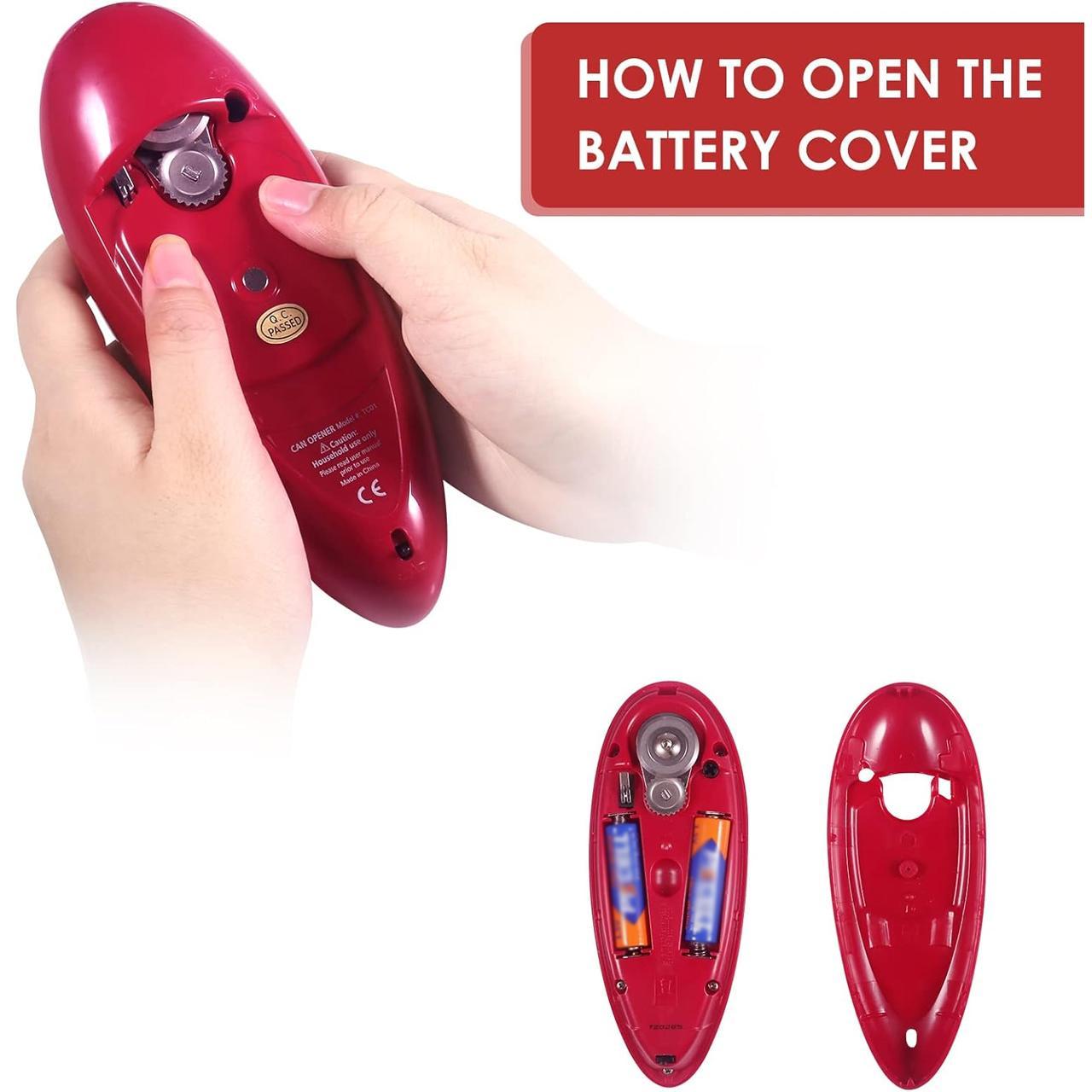 Electric Can Opener, 1 Count Battery Powered Automatic Can Opener, Household Kitchen Gadgets for Home, Office and Outdoor Camping (batteries not included) Electric Can Opener, 1 Count Battery Powered Automatic Can Opener, Household Kitchen Gadgets for Home, Office and Outdoor Camping (batteries not included)