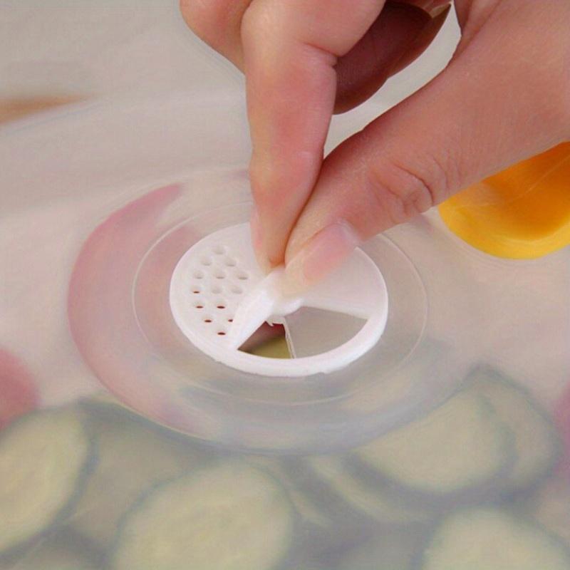 Microwave Splash Guard Cover with Steam Vent, Leak-Proof Durable PP Design, Ergonomic Handle for Comfortable Cooking, Perfect for Vegetables and Other Foods, Kitchen Cooking Accessory, Food Safe, Handheld #GLOBAL PICKS