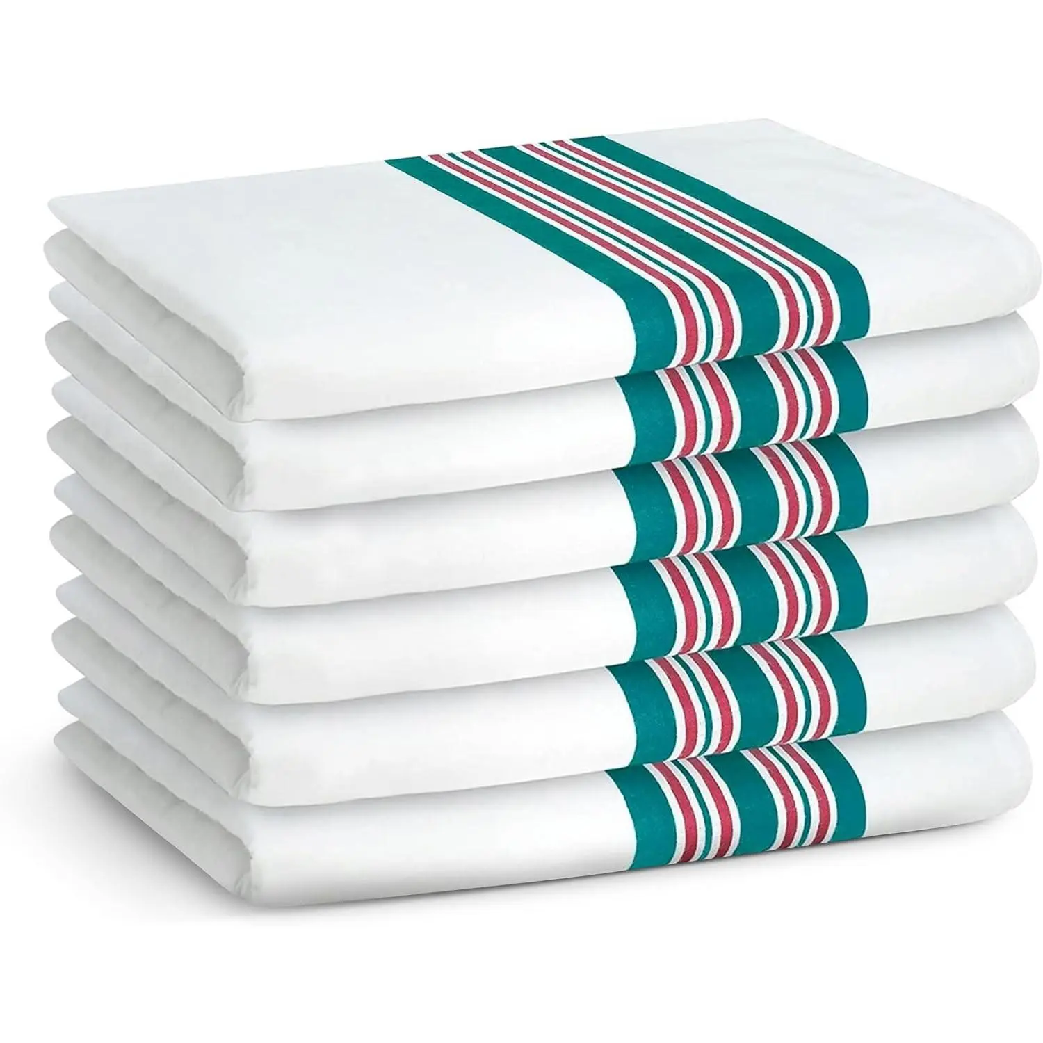 Neutral Baby Receiving Blankets Pack of 6, 30x40 Inch Cotton Swaddle Blankets for Newborn Hospital, Flannel Stripe Design, Machine Washable Nursery EssentialsGift