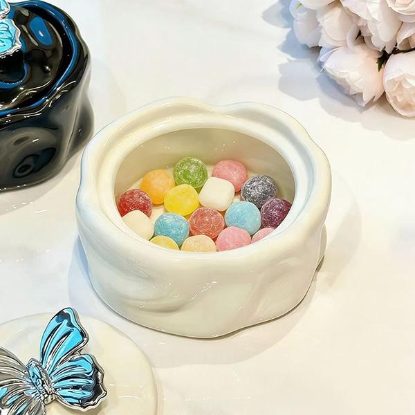 Ceramic Ashtray for Home Decoration Living Room Tabletop Storage Organizer Jewelry Display Light Luxury  Creative Ash Tray