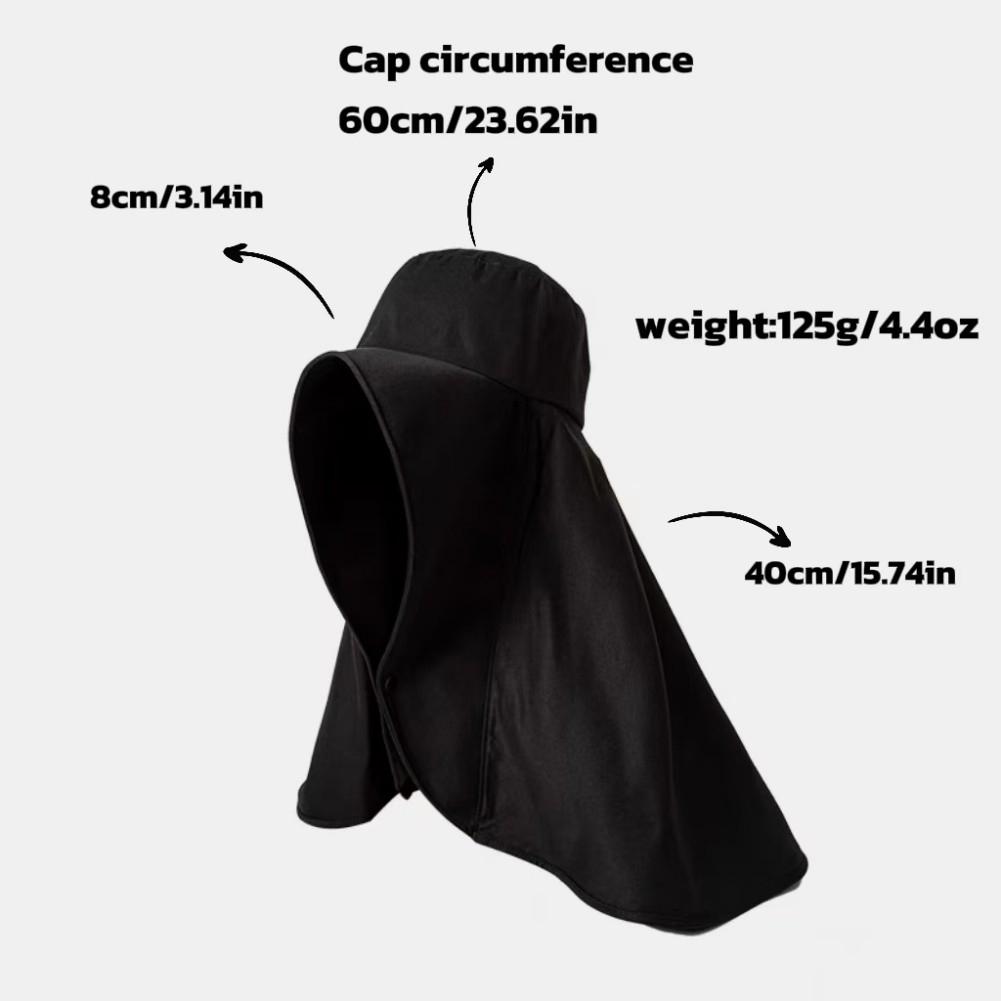 [Mother's Day Gifts]Summer Outdoor UV Protection Sun Hat for Women, Neck Flap Beach Cap, Lightweight & Breathable Wide Brim Design