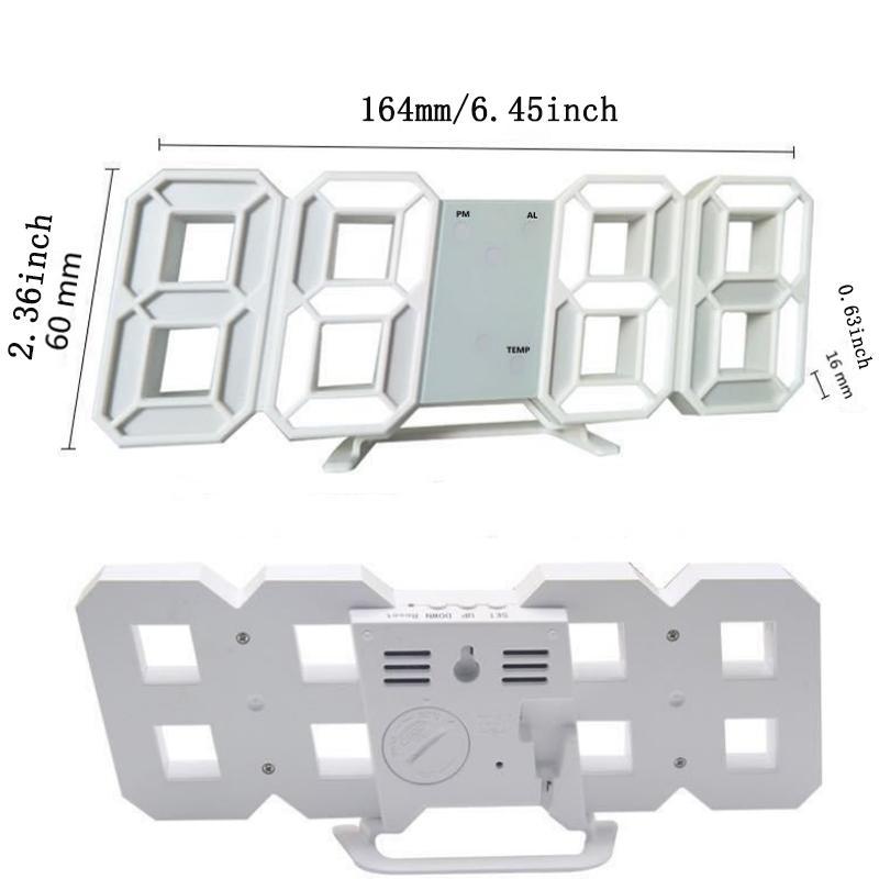 LED Digital Clock, 1 Count Battery Powered Creative Electronic Clock, Multifunctional Creative Mode Adjustable Electronic Clock for Home Decor, Pink, LED Alarm Clock