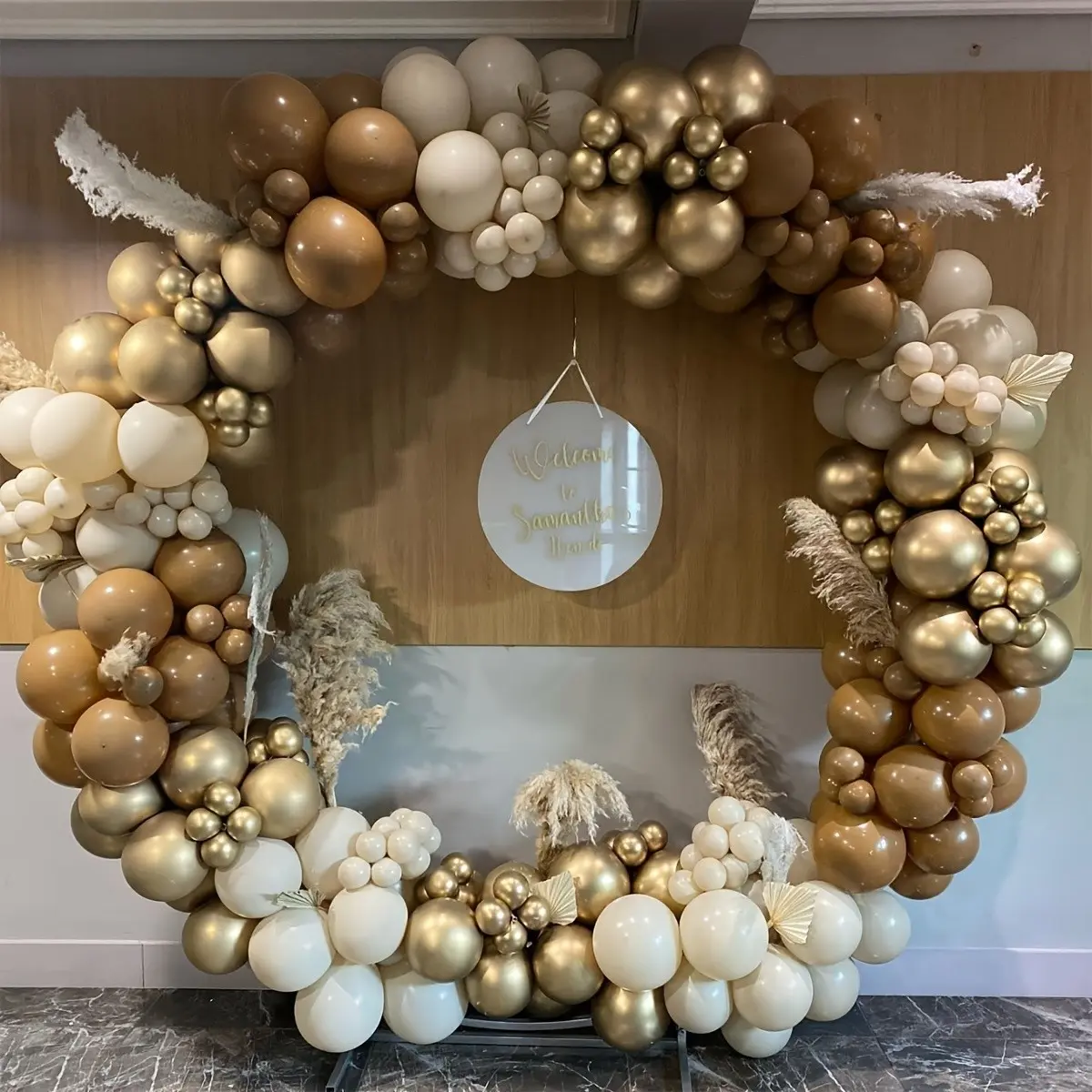 121PCS Brown, White, Beige, and Sand Latex Balloon Set, Perfect for Birthday Parties, Weddings, Bridal Showers, Graduation Ceremonies, Anniversaries, Baptisms, Thanksgiving, and Christmas Decorations