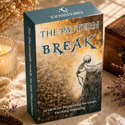 54-Card Deck, 13x8 cm Oracle Cards, The Pattern Break Card Game, Card Games for Teens, for Exploring Repeating Cycles & Self-Discovery