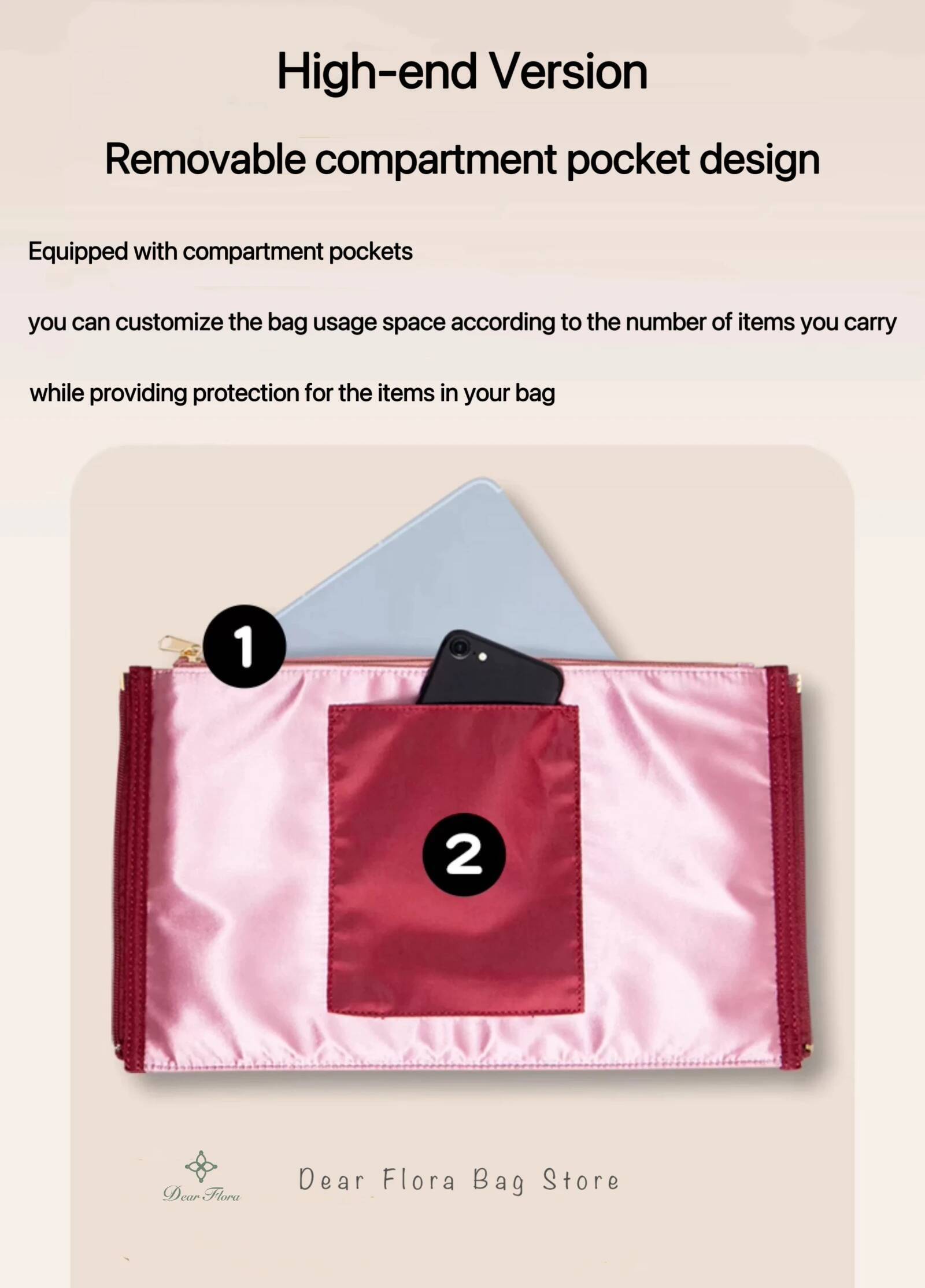 Japanese Sweet Women Ribbon Ita Bag Fashion Large Capacity Tote Bag Aesthetic Shoulder Bag Cute Lolita Girl Transparent Handbags