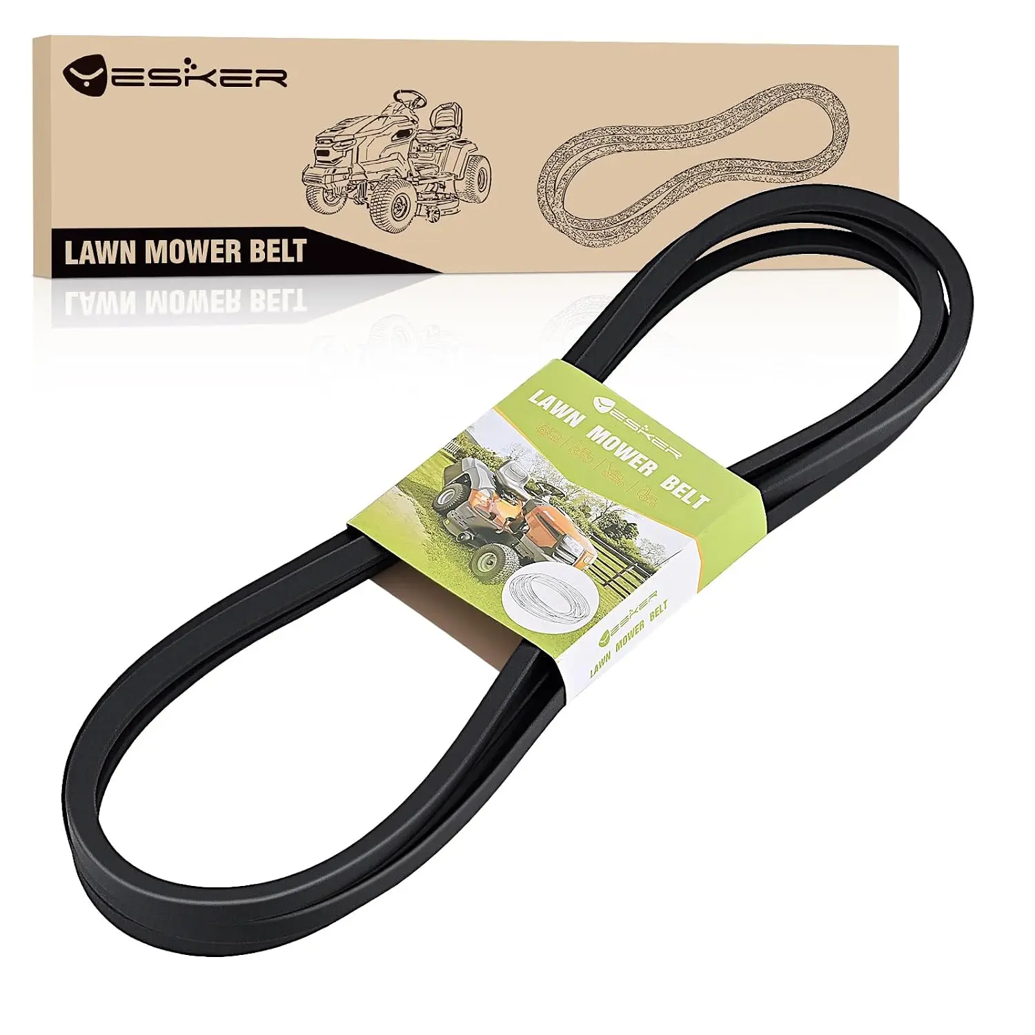 Yesker 07200023 Drive Belt for Ariens ΙΚON-XD 52 Inch Deck Belts Length 145.5 Inch Lawn Mower Belts Fits Ariens ΙΚΟΝ-Χ ΙΚON-XD IKON-XL Zoom XL Gravely ZT ZTXL Zero-Turn Mowers Heavy-Duty Durable Aramid Cord