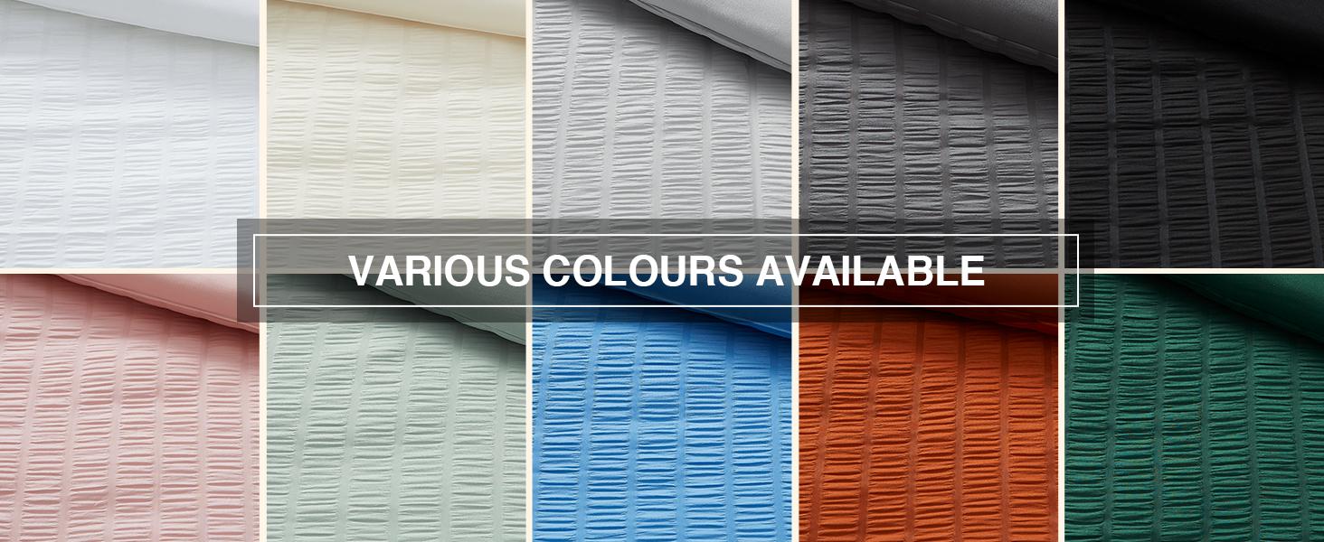 SkyBlue Twin/Twin XL Comforter Set - 2 Pieces Seersucker Lightweight Bedding Comforter Sets (1 Soft Comforter & 1 Pillowcase) - All Cozy Bed Sets for Men