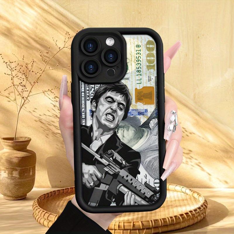 Creative Scar Face Painted Pattern Case for iPhone 17 Pro Max Plus Air/ 16 15 14 Pro Max 13 12 11 XR XS Plus Shockproof Drop Protection Rugged Durable Silicone Cover iphone  15  pro  max  case