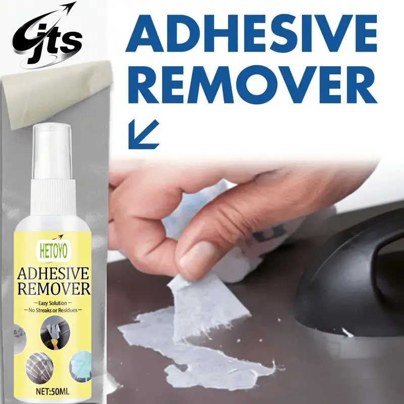 Adhesive remover can dissolve and soften the adhesive on paint and glass, easily remove the residue of adhesive labels and stickers, safely degrade sticky residues and quickly remove labels.
