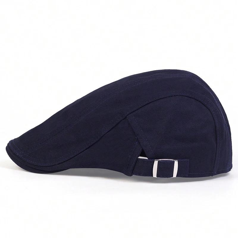 Men Light Board Solid Color Newsboy Caps British Painters Hats Spring and Summer Adjustable Flat Cap Hip Hop Berets