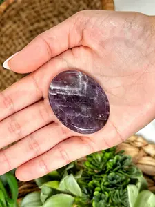 Natural Stone Decoration, Thumb Press Stone, Desktop Ornament, Home Decor, Anxiety Relief Healing Crystal for Gift, Natural Crystals, Crystal Ornaments