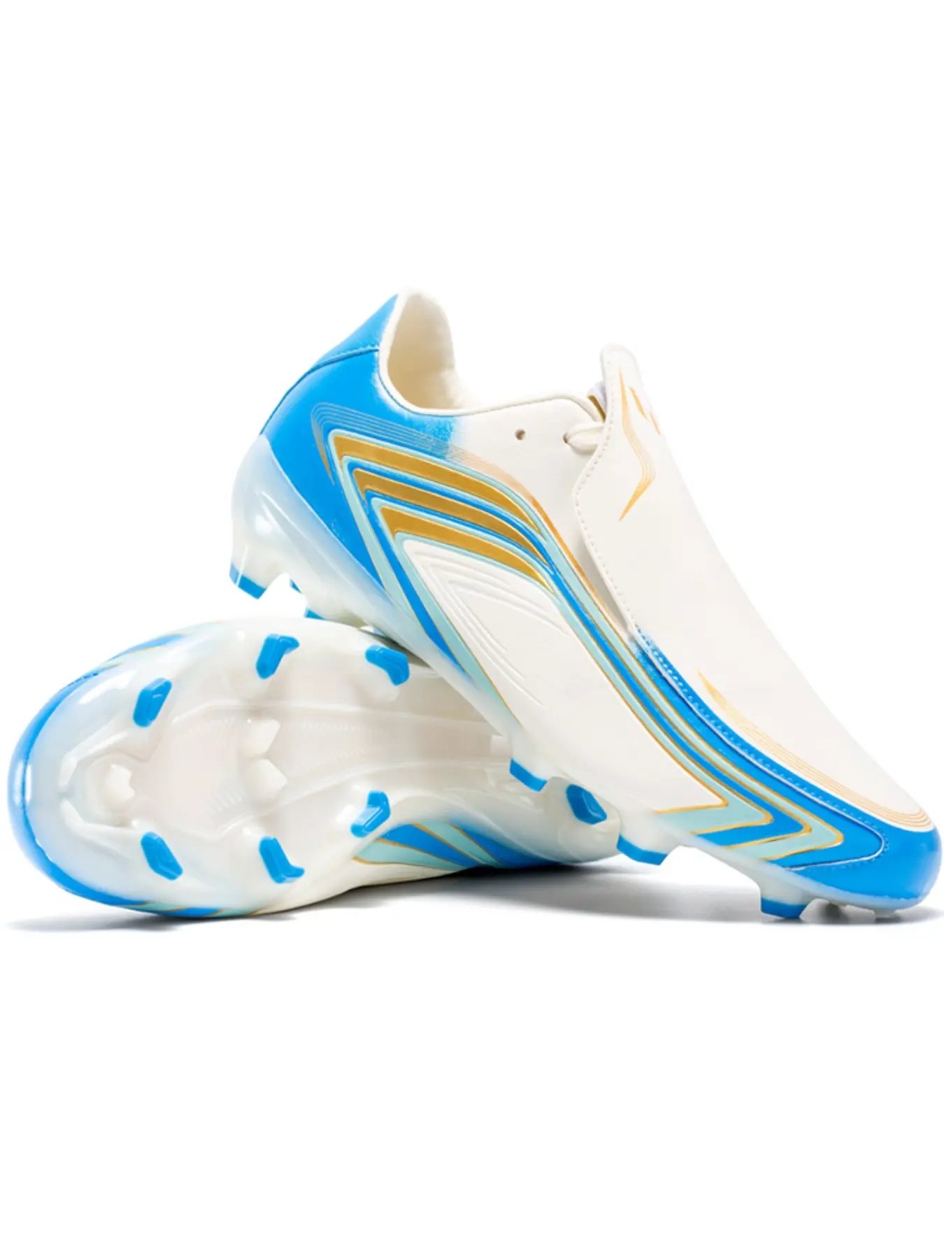 2026 New Men's Women's Long Spike Soccer Training Shoes, Anti-Slip Durable Outdoor Grass Soccer Shoes, Super Grip Support for Adult Teenager Kids