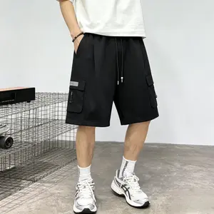 Viral Y2K Men’s Quick Dry Cargo Shorts, Lightweight Loose Fit Multi-Pocket Utility Bottoms, Breathable Summer Streetwear, Compression Training Shorts for Daily Outdoor Summer OOTD