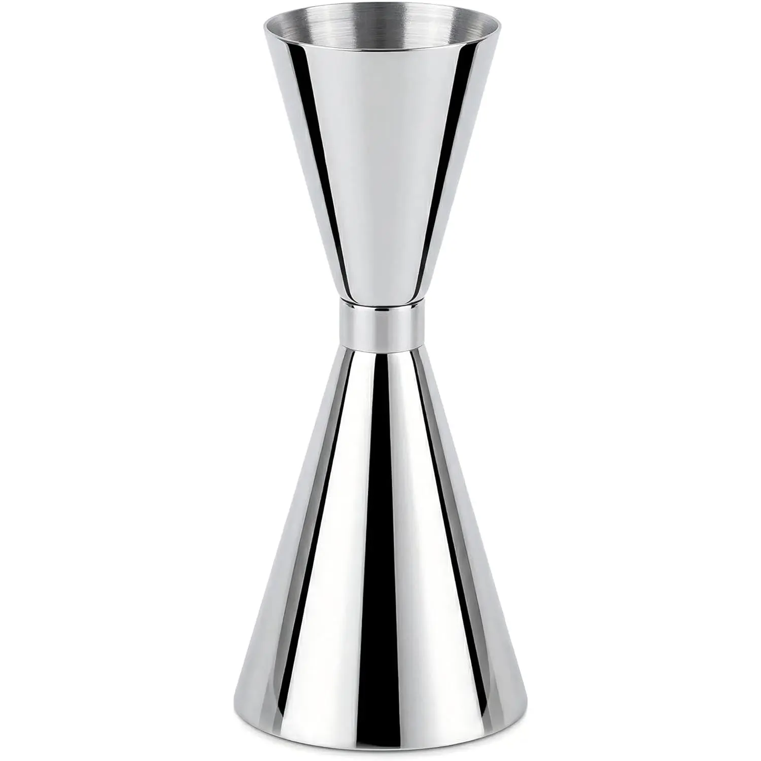 Stainless Steel Double Cocktail Jigger Alcohol Measuring Cup, 30ML 60ML Japanese Style with Inside Measurements, Bar Accessories for Home Bartending Party