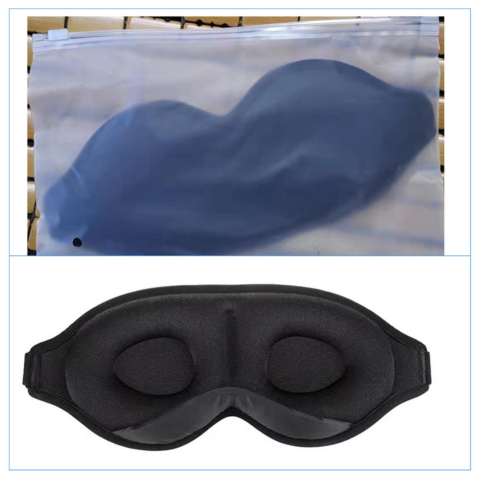 3D Sleep Mask Blindfold Sleeping Aid Eye Mask Soft 99% Slaapmasker Foam Blockout Memory Mask Face Cover Light Eyeshade Eye X8F1