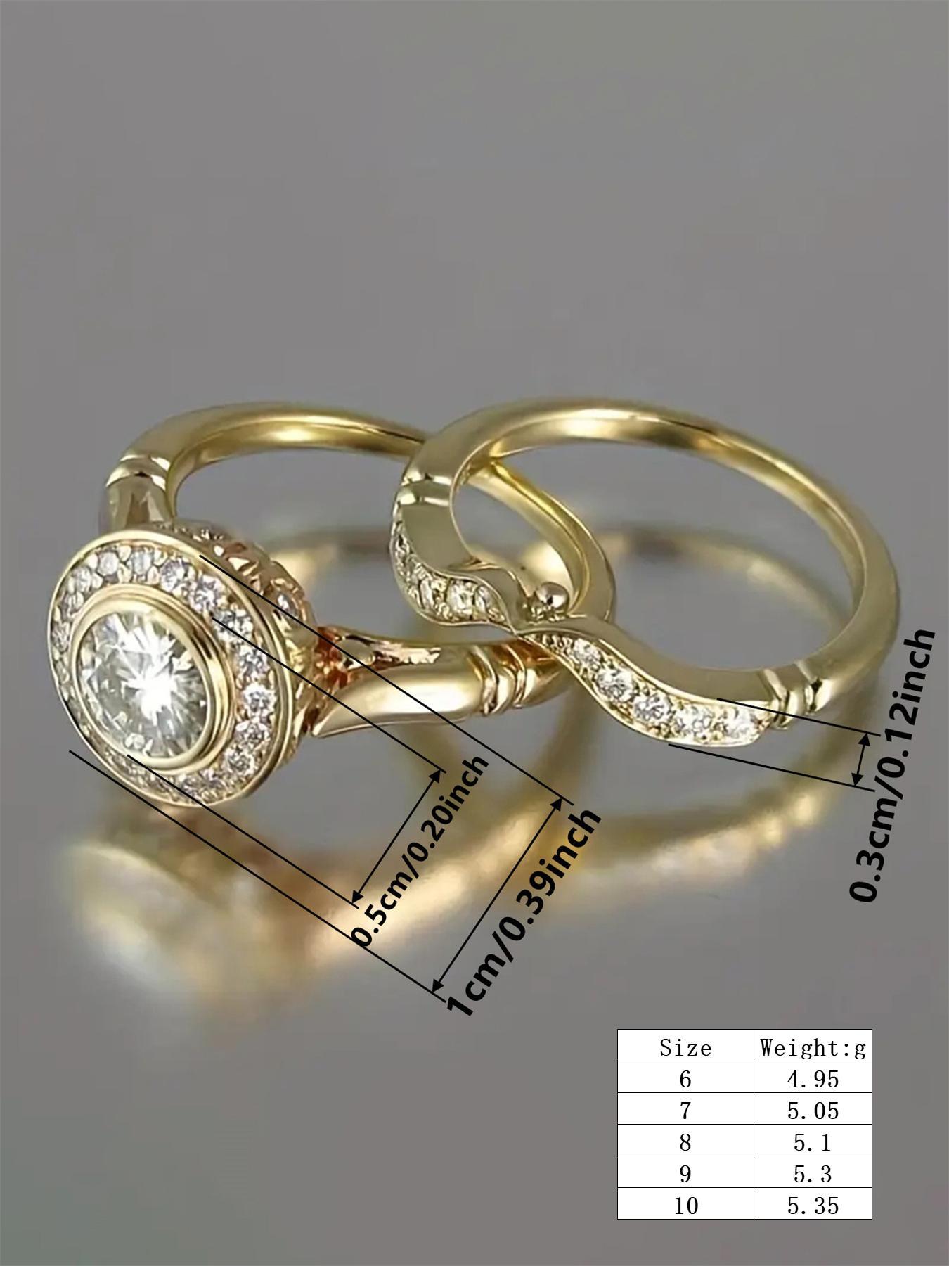 S925 Sterling Silver Fashion Ring Set, Engagement Ring Set, Fashion Jewelry for Party, Daily Clothing Decor, Trendy All-match & Exquisite Jewelry for Birthday Gift Silver Jewelry, Valentine's Day Gifts For Girlfriend