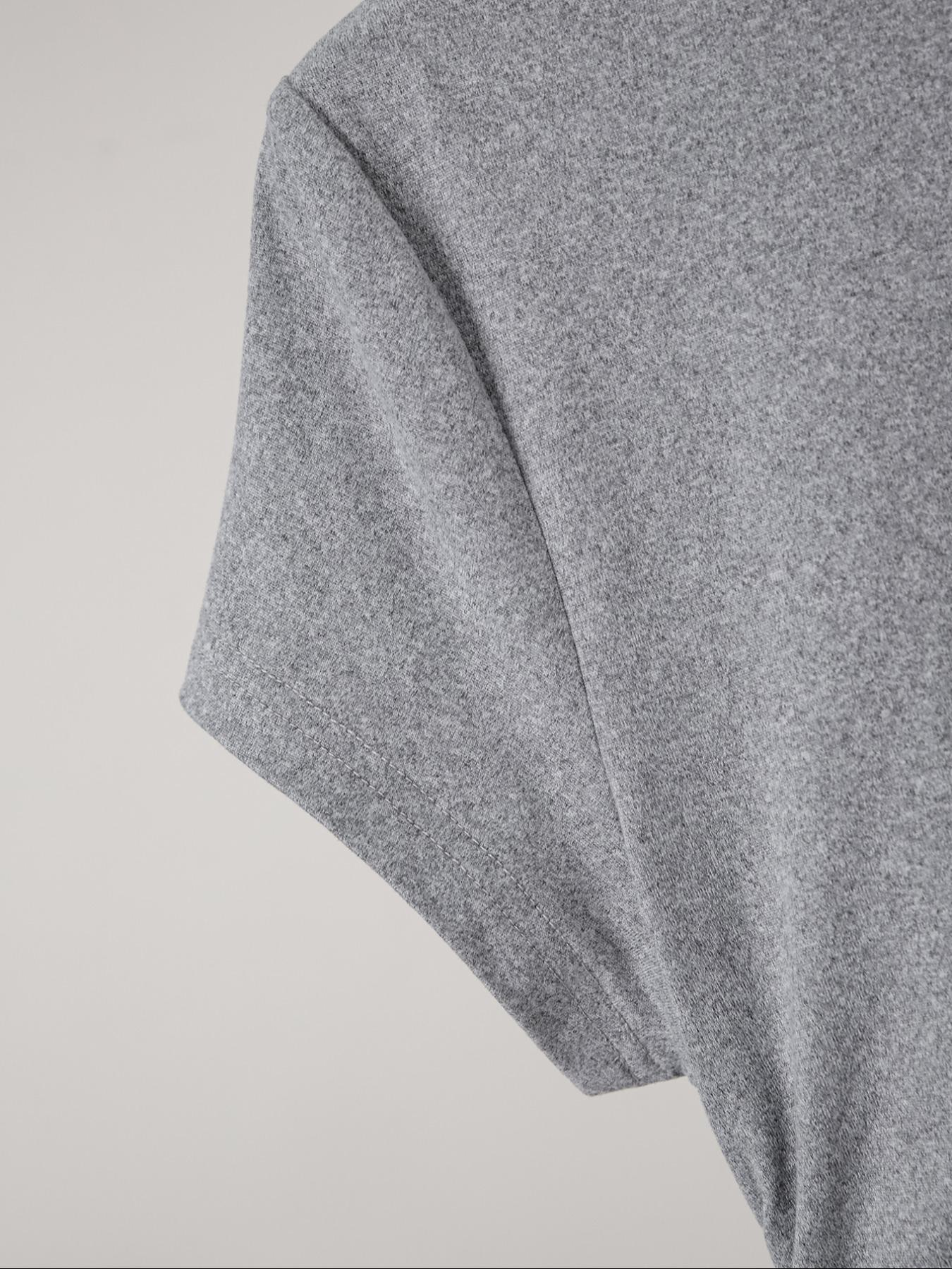 Ladies' casual fashion slim fit small bow print details simple solid color pleated Knit pullover women's round neck short sleeved dress