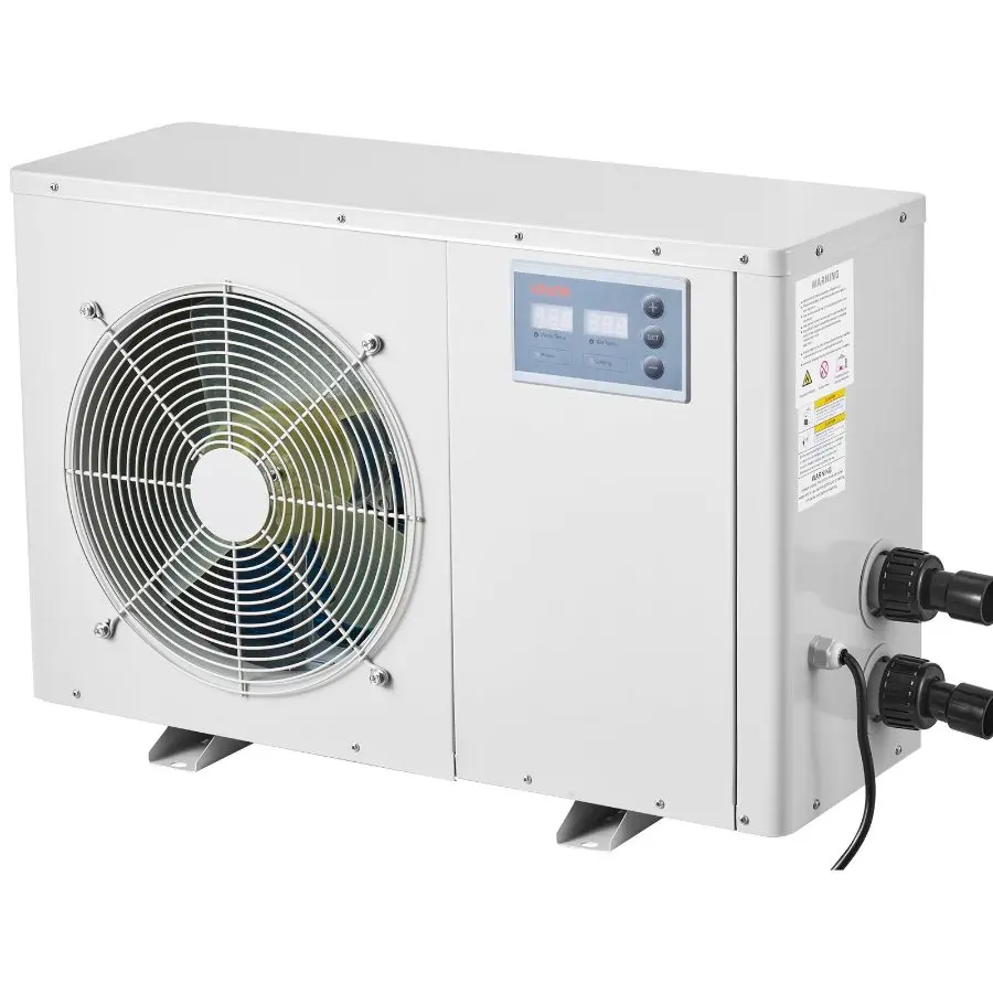 VEVOR Aquarium Chiller 150 Gallon, 1/2 HP Water Chiller for Hydroponics, Fast Cooling for Fish Tank, Axolotl, Coral Reef, Quiet Refrigeration Compressor, Titanium Evaporator, Complete Fittings