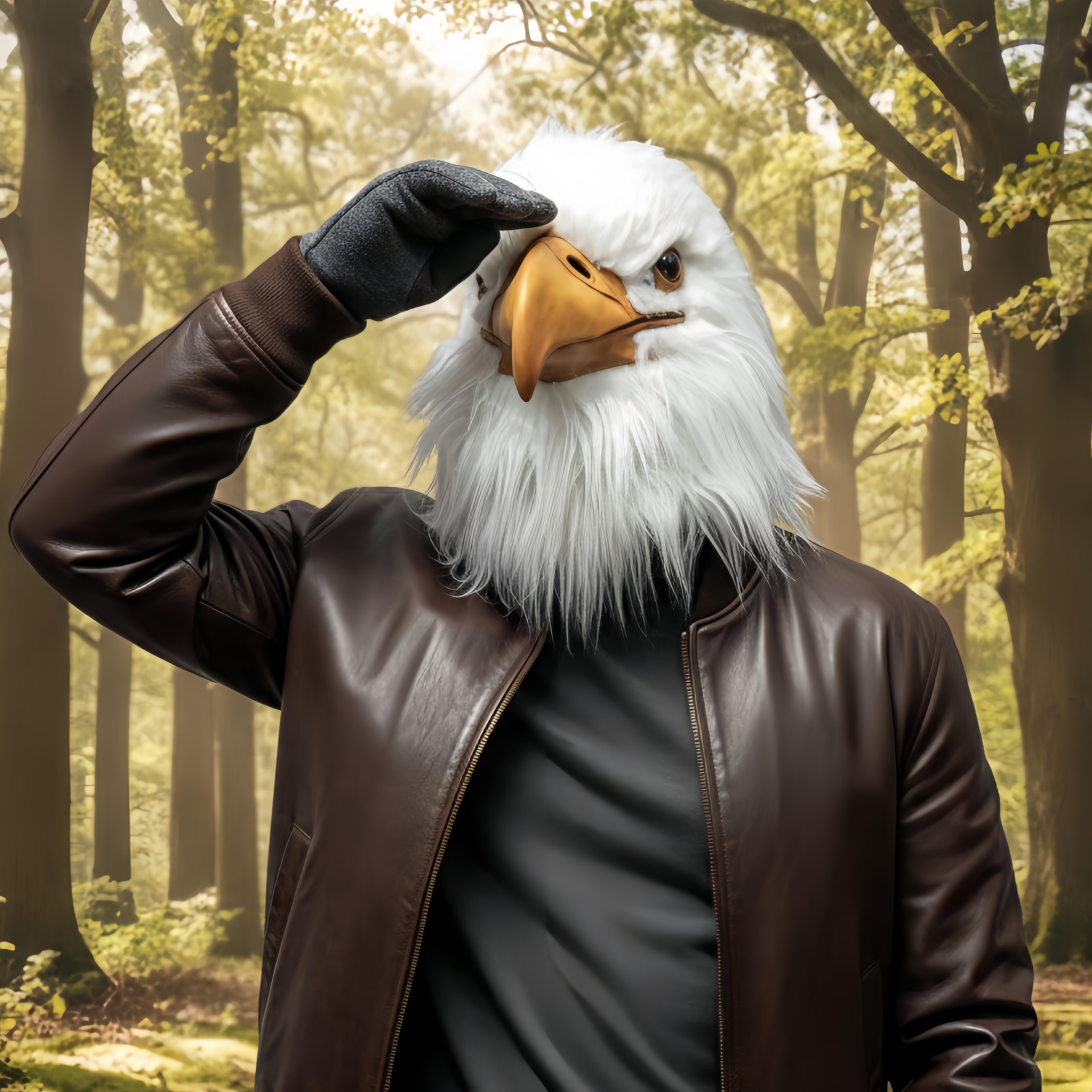 White Eagle Mask Animal Head Cover for Halloween Cosplay Rave Party Realistic Latex Animal Bird Mask Prank Props Accessories