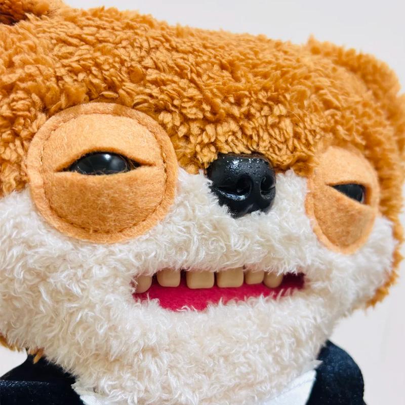 2026 New Fuggler Wedding Theme Ugly-Cute Monster Plush Toy | Funny Toothy Stuffed Doll | Trendy Collectible, Desk Decor & Gift