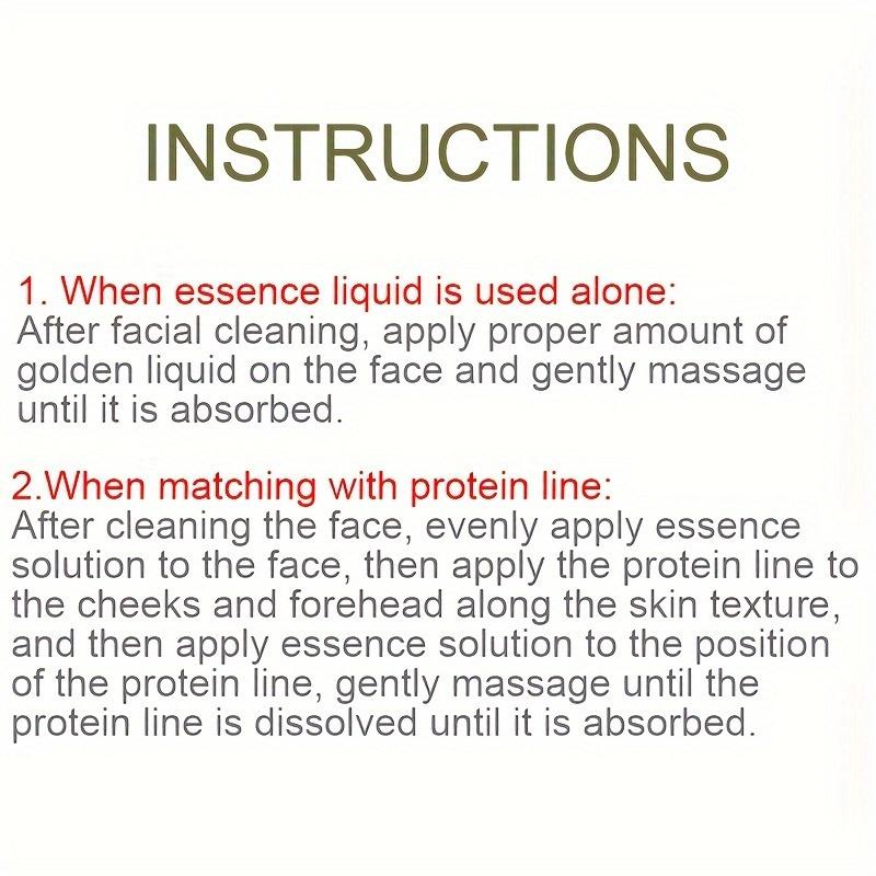 1set Instant Lift Collagen Protein Thread Set, Face Filler Absorbable Thread Firming Silk Fibroin Line Carving Face Essence Gifts