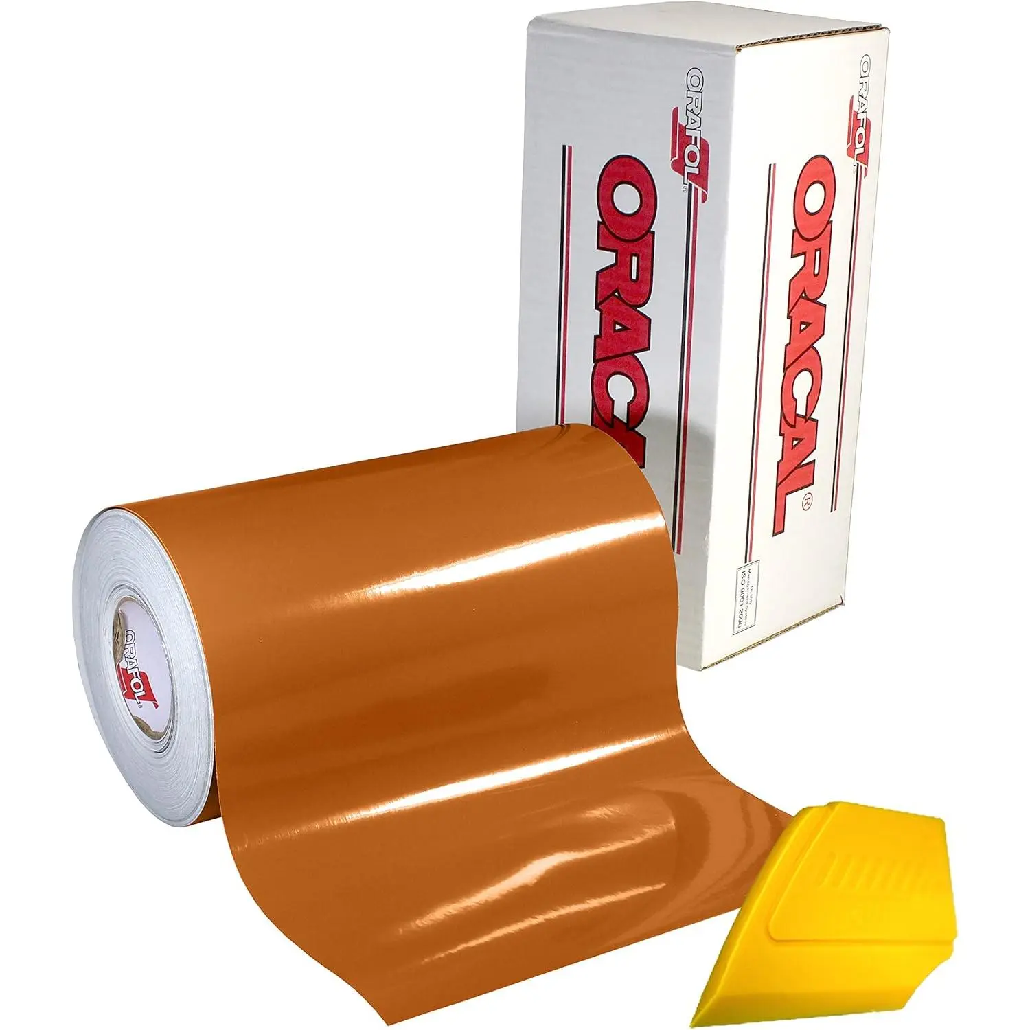 ORACAL 651 Glossy Water Resistant Durable Anti-Scratch Long Wearing Permanent Solvent-Based Adhesive-Backed Calendared Vinyl Car Wrap Stickers, Nut Brown (12x5ft, Multi-Purpose), 12X 5Ft