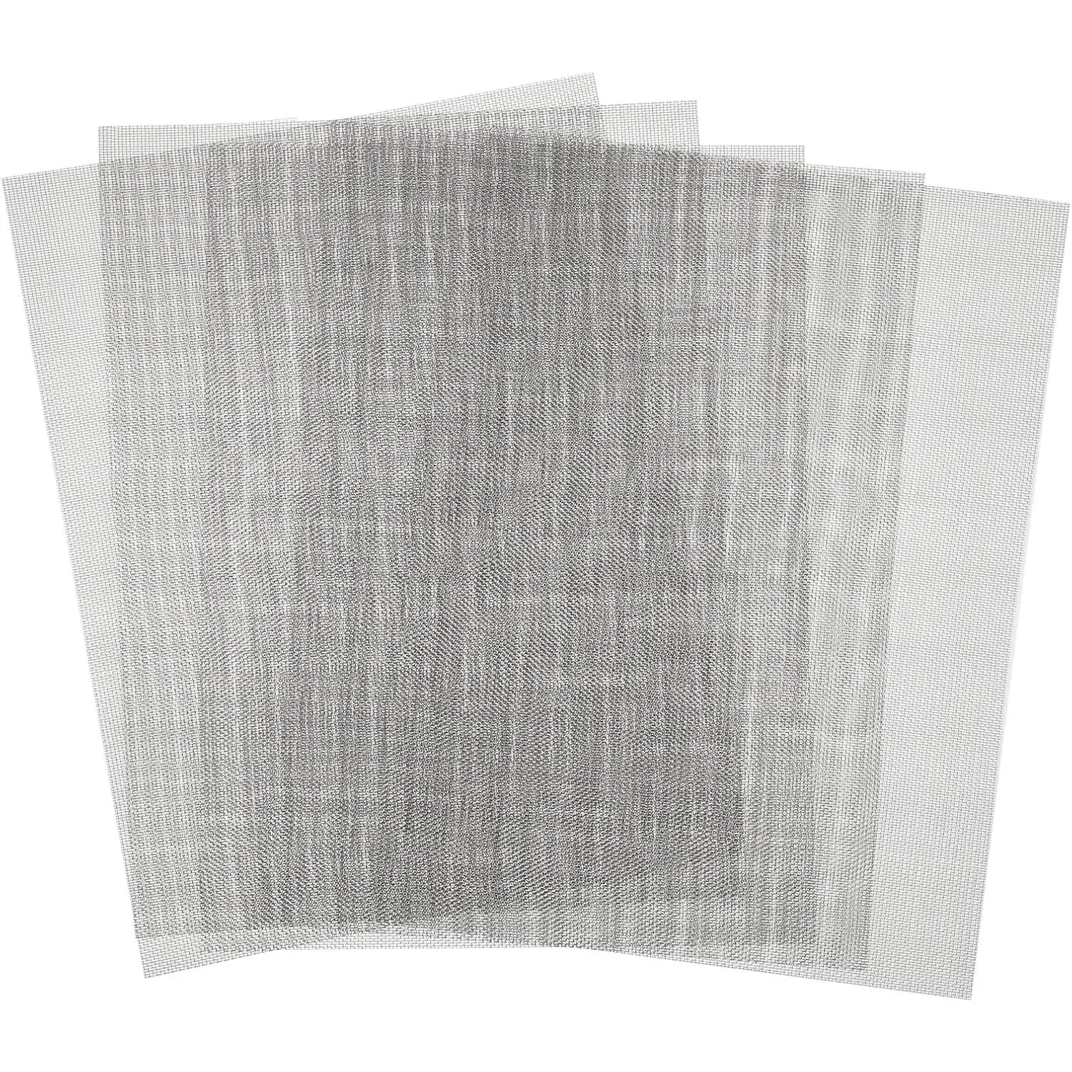 5 count Welding Mesh Plastic Reinforcing Stainless Steel Wire Mesh Screen for Thermoplastic Repairs Weld Kit  Plastic Wire Mesh for Welding  Repairing, 5.9 x 7.9inch