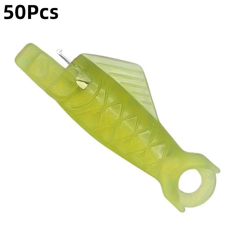 50pcs Sewing Thread Guide Tool, Quick Threading Device, Non-Slip Design, Easy Needle Threading Aid, DIY Embroidery, Elderly Threading Helper