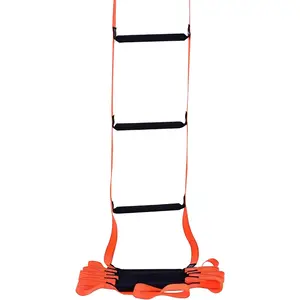 26 Feet Quick Deploy Fire Escape Rope Ladder, Reusable Portable Safety Ladder for 2 Story Homes Window Balcony Tree House