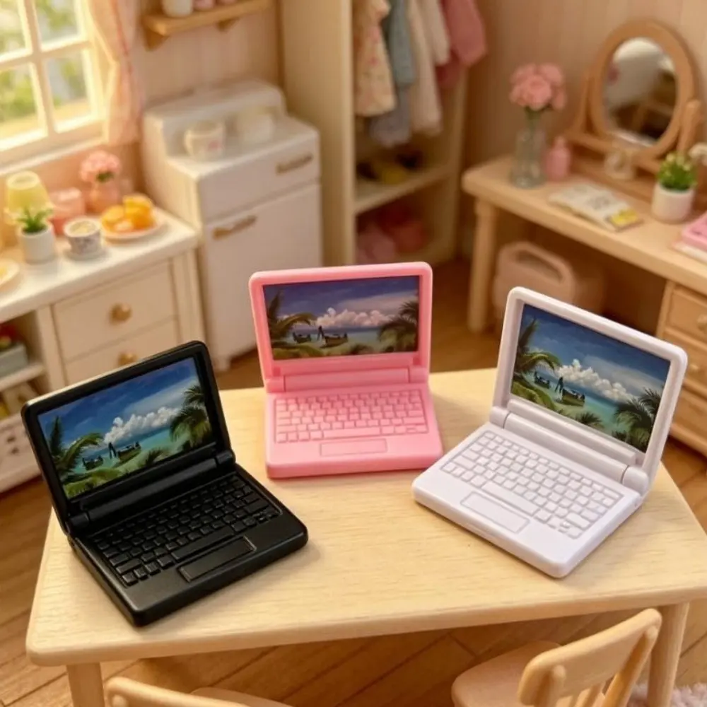 Mini mini notebook mixed color 10pcs, simulation model computer, shooting scene matching props, art creation supplies, Laptop