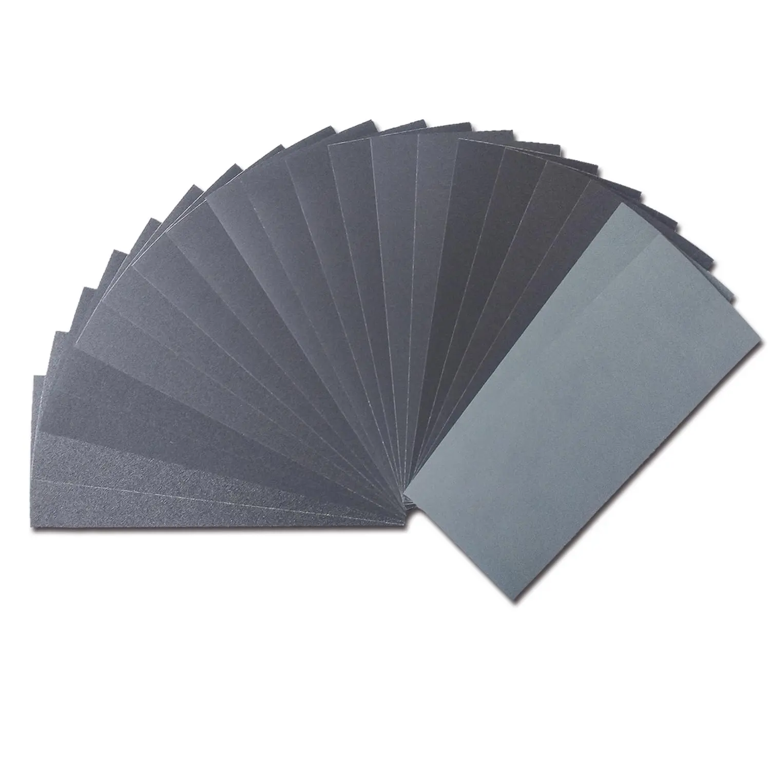 Sandpaper Variety Pack, 20 count Sand Paper  for  Metal Sanding, Wet Dry Sandpaper Sheets 120/240/320/400/600/800/1200/1500/2000/3000 Grits, 9 x 3.6 Inch