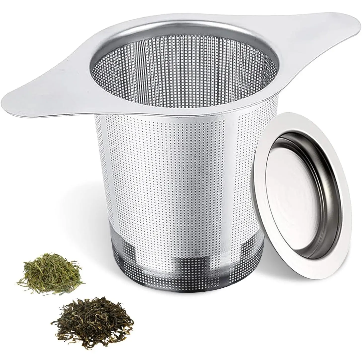 Stainless Steel  Infuser, Loose Leaf  Strainer, Fine Mesh |   Filter for Teapot Cup Mug,   Steeper Basket with Fine Mesh, Stainless Steel Infuser