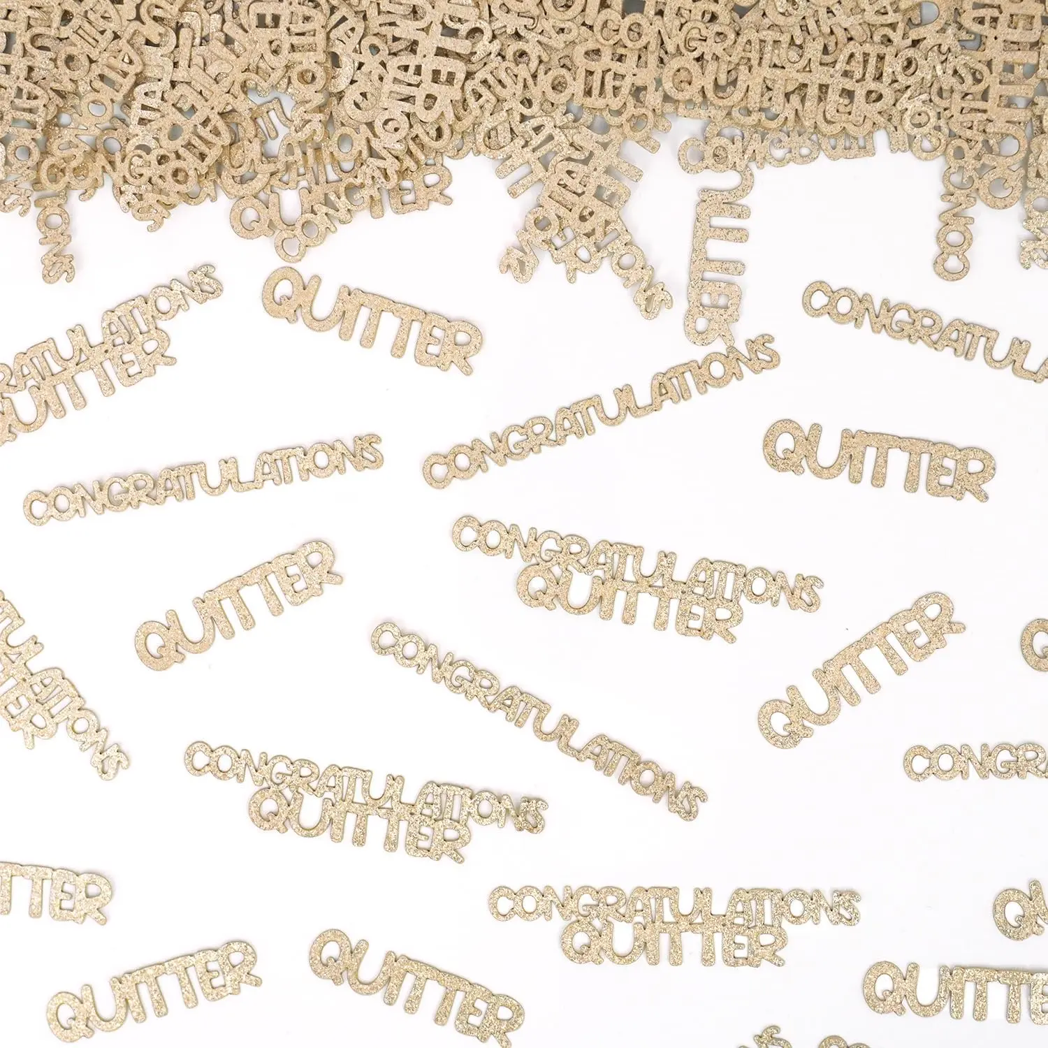 Congratulations Quitter Confetti, Champagne  Glitter  Confetti for Table, Graduation  Table Decor, Funny   Table Scatters, Congrats Grad Going   Supplies