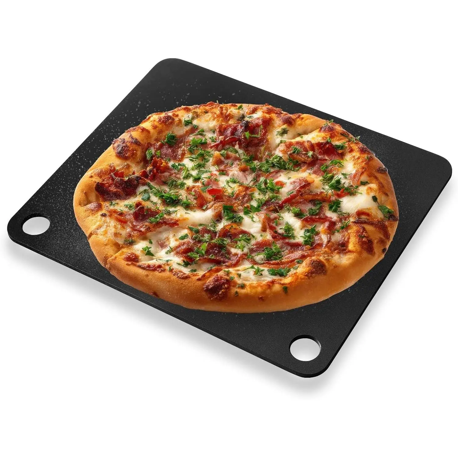 Baking Steel for Oven & Grill, Pizza Steel, 13x13” Pizza Baking Pan for Artisan Pizza, Multi-Purpose Baking Tool for Home Cooks & Pizza Lovers, Fast Heating(.25" Thick)