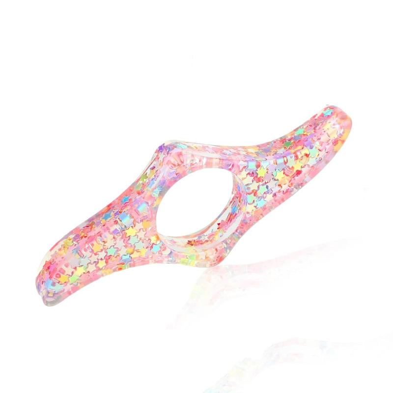 Transparent Thumb Book Holder, 1 Count Thumb Ring Book Page Holder, Personalized Thumb Bookmark, Book Accessories for Teachers & Book Lovers