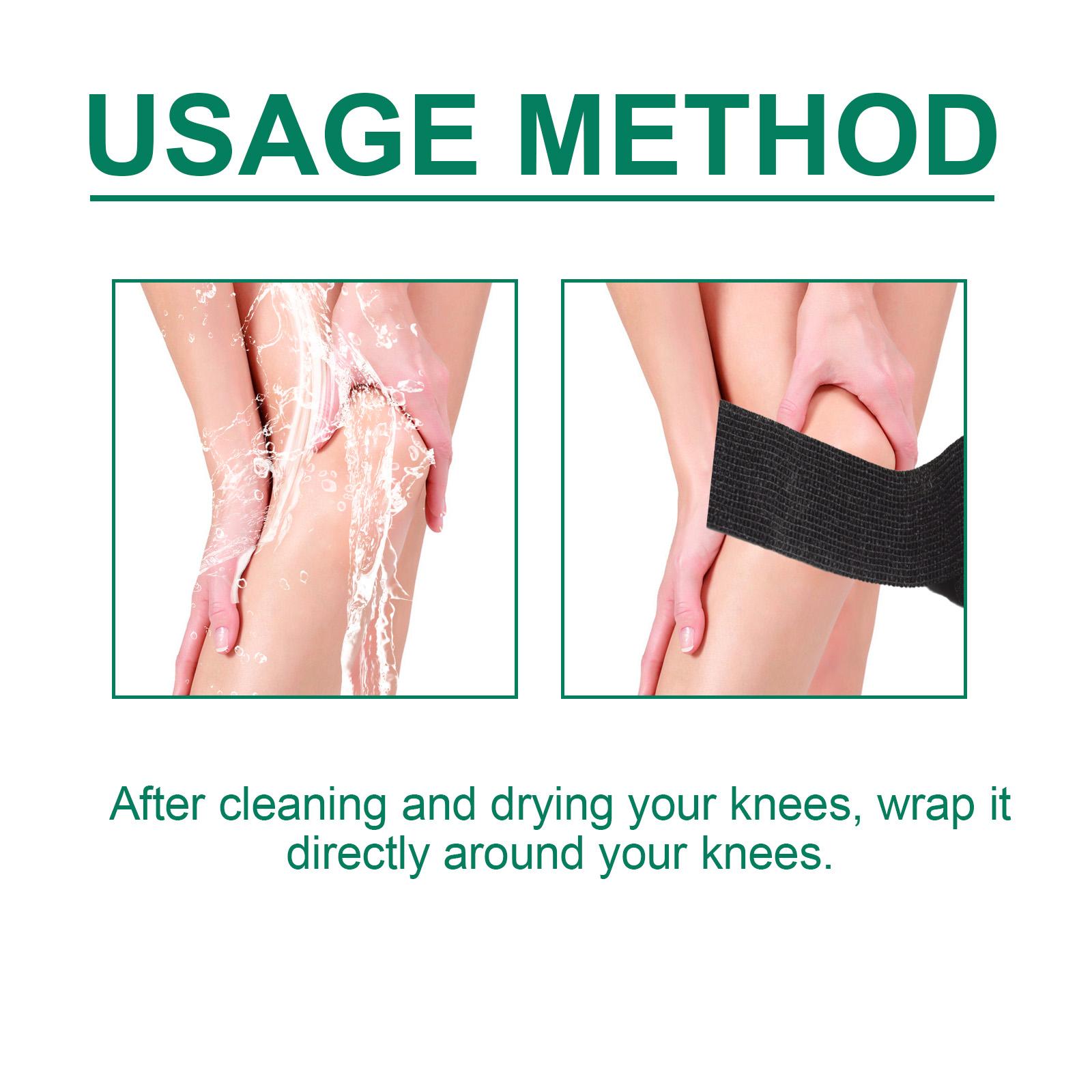 Houkea Elastic Self-Adhesive Sports Bandage Relieves Pain in Wrist, Elbow, and Knee, Waterproof Elastic Protective Bandage