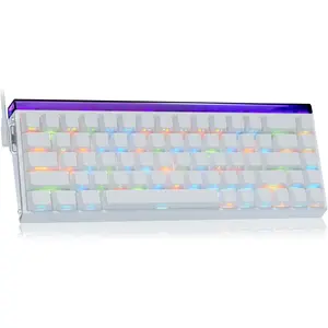 Aula  68 HE 60% Gaming Keyboard Wired, Hall Effect   Keyboard with Adjustable Actuation,  Trigger Mode, 8K Hz Polling Rate, 0.125ms Latency,Side Printed PBT Keycaps, RGB Backlit