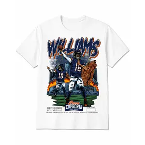 Caleb Williams Black Tee 100% Cotton T-shirt